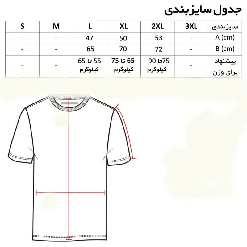 تیشرت مردانه آستین کوتاه یقه گرد مدل N-9765 جنس پلی استر ساده