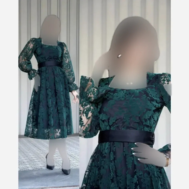 پالتو فلوک مخمل آستر دار بلند کمربند دار سایز بزرگ زنانه مدل یلدا