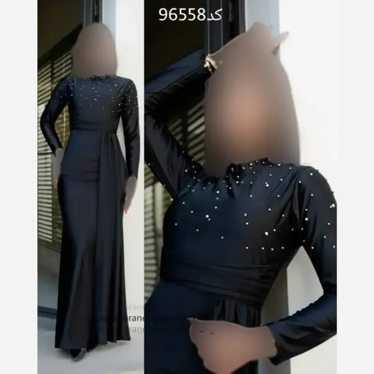 ماکسی مجلسی پرواز جنس ساتن کش قد 170 رنگ بندی متنوع سایز 38 تا 52