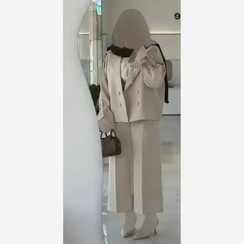 کت شلوار زنانه مازراتی واید لگ سایز 38 تا 48