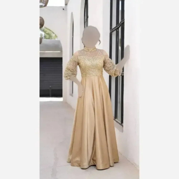 لباس پروانه جنس شاین و سات ال ایکس قد 150