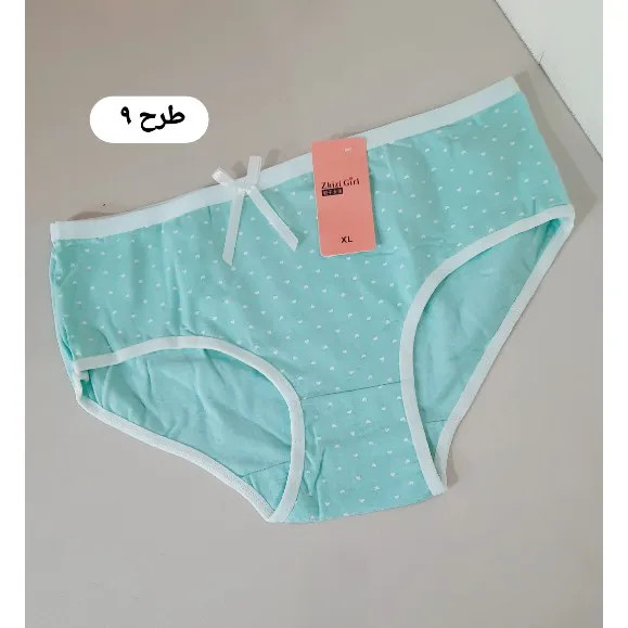 شورت دخترانه نخی طرحدار عروسکی تینیجری اسلیپ فاق دولایه سایز M تا XL
