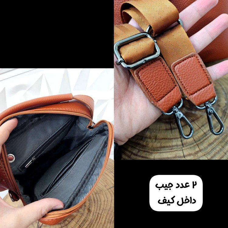 کیف دستی و دوشی مردانه چرم خارجی روزمره ضد خش